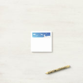 Sky Bunny付箋とカスタマイズ可能文字 ポストイット (デスク上)