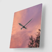 SKY COLOR FUSION スクエア壁時計 (傾斜)