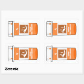 Sky Diving Is My Drug 長方形シール (シート)