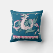 Sky Dragon, Pixel Art, pixelart クッション (裏面)