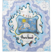 Sky Dumping | Father’s Day シャワーカーテン (正面)