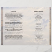 Sky Funeral Program template (裏面)