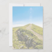 Sky greenery celebration of life Funeral Photo 招待状 (裏面)