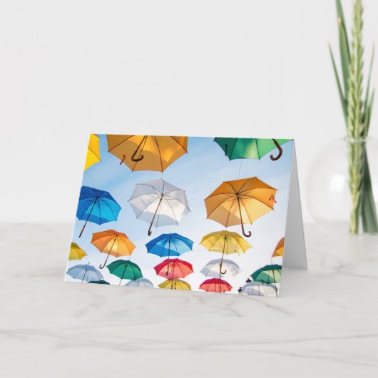Sky Greeting Cardの傘 カード (正面)