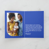 Sky Groove Happy New Year Retro Groovy Photo シーズンカード (内部)