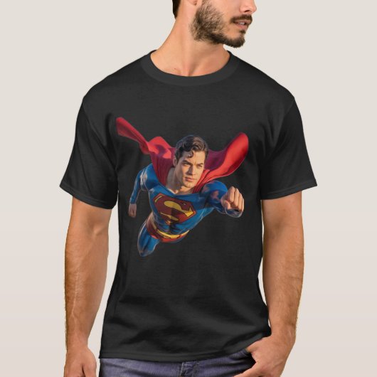 Sky Guardian – Modern Superhero Flying  Tシャツ (正面)