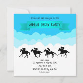 Sky High Sprints Annual Derby Party Invitation 招待状 (正面)