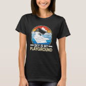 Sky Is My Playground Tandem Flight Paragliders Tシャツ (正面)