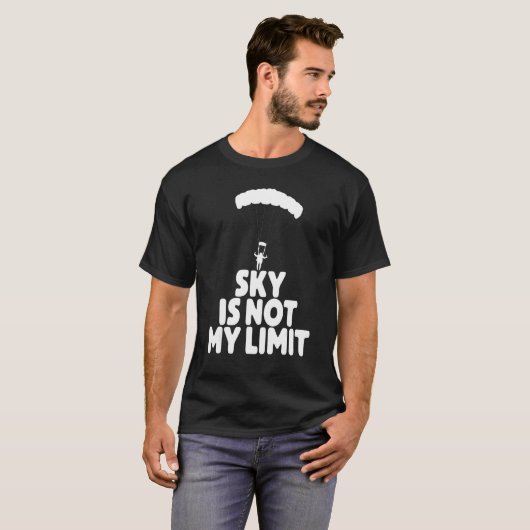 Sky Is Not My Wing   Paragliding Vacation Flying T Tシャツ (正面フル)