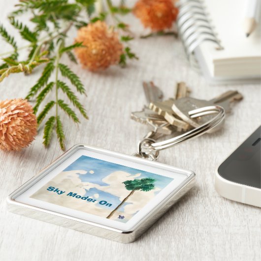 Sky Mode: On キーホルダー (側面)