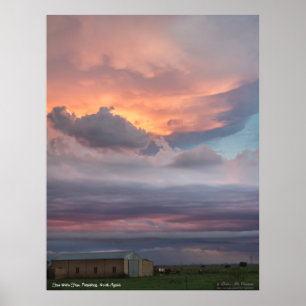 Sky Painted Clouds ポスター