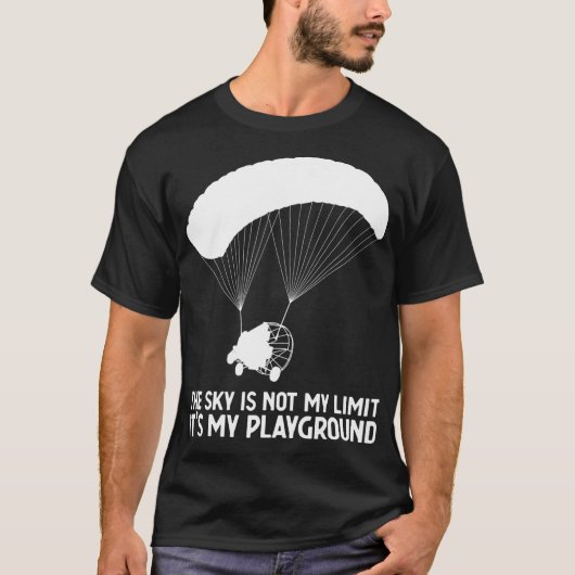 Sky Playground PPC Paragliding Powered Parachute Tシャツ (正面)