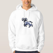 Sky Ram Zodiac Sweatshirt – Aries Identity Gift パーカ (正面)