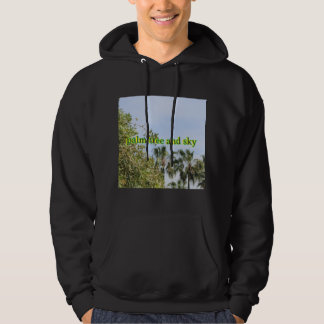 Sky Reaching Palm Trees Women’s Hoodie – Nature Ae パーカ