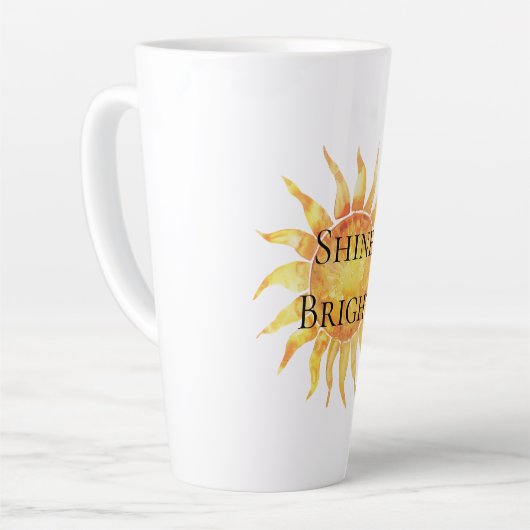 Sky Sun Shine Bright カフェラテマグ (左アングル)