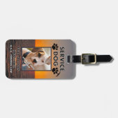 Skybirdサービス犬写真付き身分証明書 ラゲッジタグ (正面横)