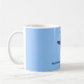 Skyblazers F-84G Thunderjetのマグ コーヒーマグカップ (左)