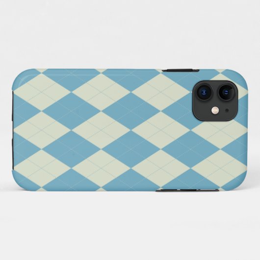 SkyblueとMint Arglye iPhone 5ケース Case-Mate iPhoneケース (裏面(横))