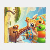 Skybound Safari フリースブランケット (正面(横))