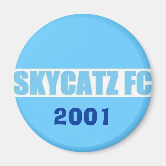 SKYCATZFC文字2001磁石 マグネット (正面)