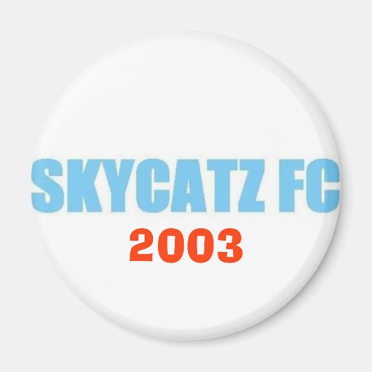SKYCATZFC文字2003磁石 マグネット (正面)