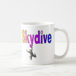 Skydiveのマグ コーヒーマグカップ