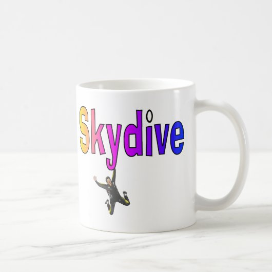 Skydiveのマグ コーヒーマグカップ (右)