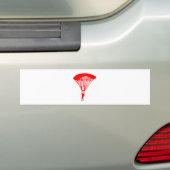 SKYDIVEの赤日曜日 バンパーステッカー (車上)