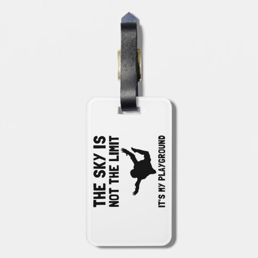 Skydiveの運動場 ラゲッジタグ (裏面縦)