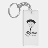 Skydiveは地面限界です キーホルダー (正面左)