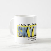 skydive、私はそれを…し、住んでいました! コーヒーマグカップ (正面左)