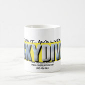 skydive、私はそれを…し、住んでいました! コーヒーマグカップ (中央)