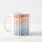Skydive Groovy Skydiving コーヒーマグカップ (左)