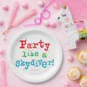SKYDIVERのようなパーティー! ペーパープレート (パーティー)