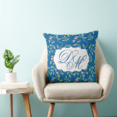 Skydiver Blue Wedding Keepsake Throw Pillow クッション (椅子)