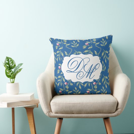 Skydiver Blue Wedding Keepsake Throw Pillow クッション (椅子)