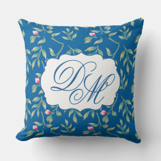 Skydiver Blue Wedding Keepsake Throw Pillow クッション