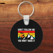 Skydiver Dont Follow Me I Do Stud Things Skydivi  キーホルダー (正面)