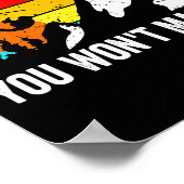 Skydiver Dont Follow Me I Do Stud Things Skydivi  ポスター (角)