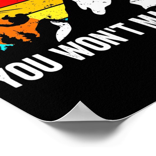 Skydiver Dont Follow Me I Do Stud Things Skydivi  ポスター (角)