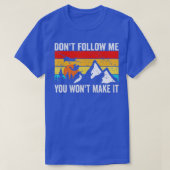 Skydiver Dont follow me I do stupid Things Skydivi Tシャツ (デザイン正面)