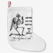 Skydiversの信条 スモールクリスマスストッキング (正面)