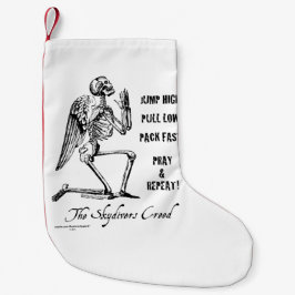 Skydiversの信条 スモールクリスマスストッキング