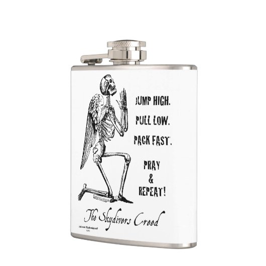 Skydiversの信条 フラスク (左)