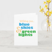 Skydiversの願い カード (黄色い花)