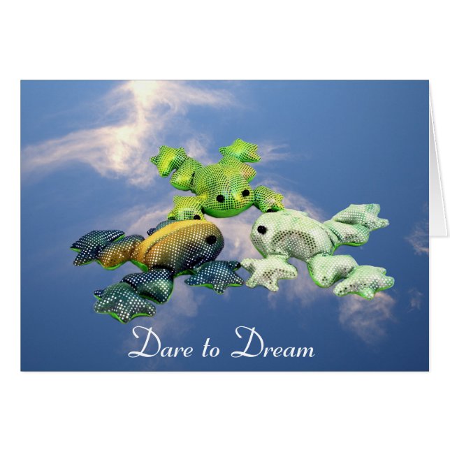 Skydivingのカエル (正面横)