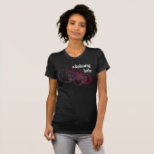 Skydivingの可愛い人 Tシャツ (正面フル)