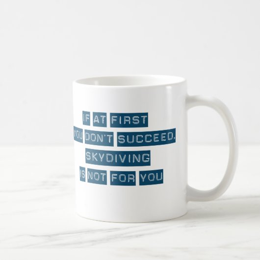 Skydivingの成功 コーヒーマグカップ (右)
