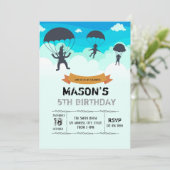 Skydivingの招待 招待状 (スタンド正面)