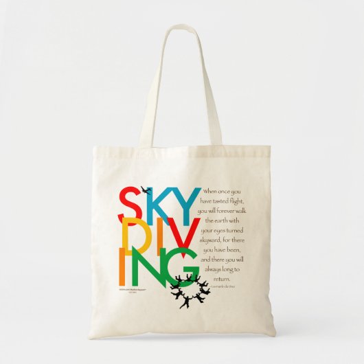 Skydivingの欲求 トートバッグ (正面)